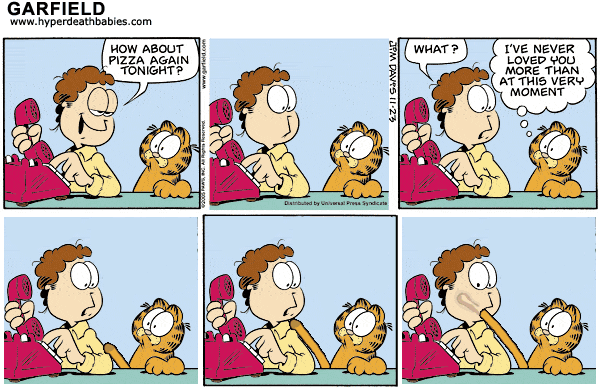 Making Garfield Funny.